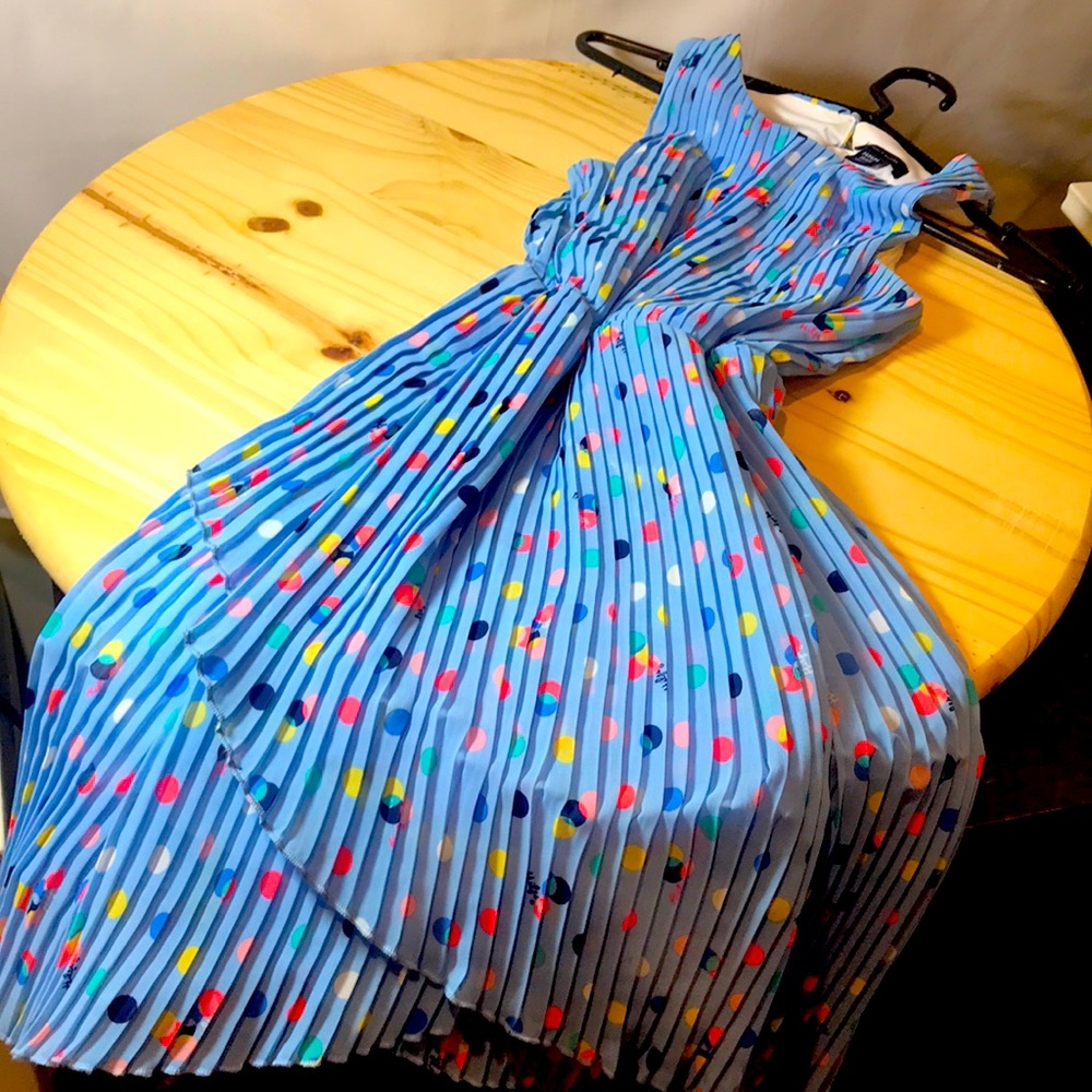 TOMMY HILFIGER Girls Summer Dress. Size M (8/10) light blue.